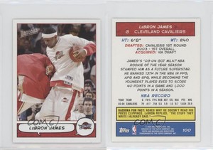 2004-05 Topps Bazooka Minis LeBron James #100