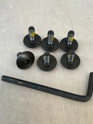 Safariland hardware pack Includes 6 screws and Allen Wrench, Black w/thread lock