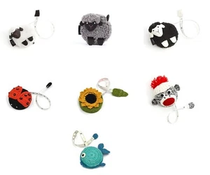 Laterne Mond Maßbänder Handarbeit versch. Design Marienkäfer, wollig.Schwarzes Schaf - Bild 1 von 18