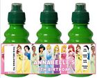Personalised Princess Fruit Shoot Bottle Label Party Bag Fillers