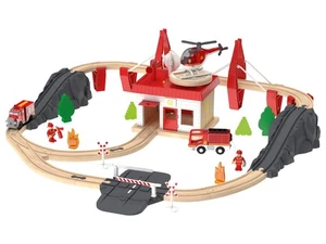 Playtive Eisenbahn-Set Feuerwehr \ Eisenbahn-Set Bauernhof (Feuerwehr) - B-Ware - Bild 1 von 7