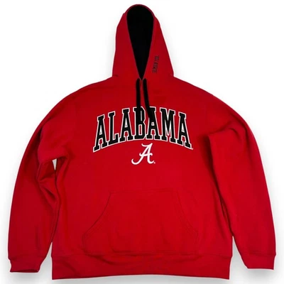 Alabama Mens XL Hoodie Crimson Tide J America Cotton Poly Blend  - Image 1 of 4