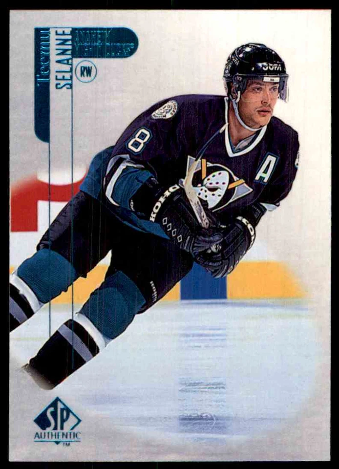 1998-99 SP AUTHENTIC TEEMU SELANNE ANAHEIM MIGHTY DUCKS #2 - Image 1 of 2