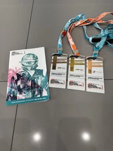 2022 F1 Pass Ticket Stubs Grand Prix Formula Miami Grand Prix Verstappen Leclerc - Picture 1 of 10