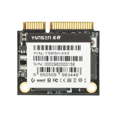 256GB Yansen Half-Size mSATA SSD Solid State Disk 3D TLC - Image 1 of 3