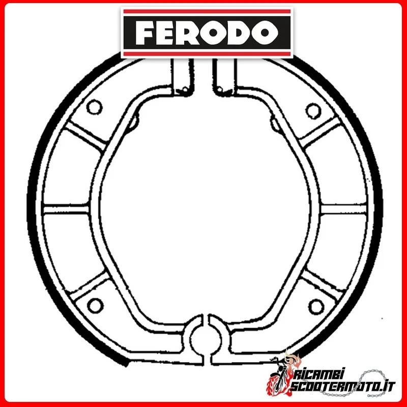 Ganasce Freno FERODO FSB863 BMW R 100 RS 1000 1990-1992 225129161#4 Foto 1 de 1