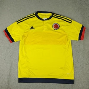 Camiseta deportiva de fútbol Adidas Colombia para hombre talla XL amarilla manga corta - Imagen 1 de 12