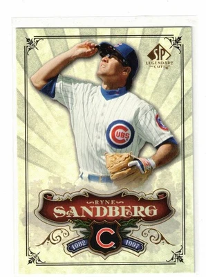 2006 SP Legendary Cuts 棒球 Ryne Sandberg 卡 #53 名人堂 MLB — 第 1/2 张图片