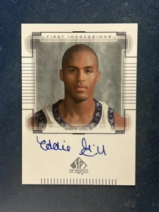 2000-01 UD Top Prospects Eddie Gill Autograph New Jersey Nets - Bild 1 von 2