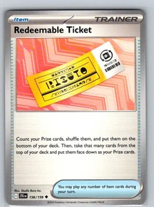 Billet échangeable 156/159 Normal Peu commun SV09 : Voyage ensemble comme neuf - Photo 1/2