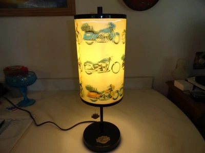 Harley Davidson 3d Image Table Lamp Light Bedroom 2007 - Image 1 of 4