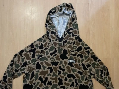 Black Rifle Coffee Company Brown Camo Small UPF Action Hoodie Sweater Pullover - Image 1 of 4