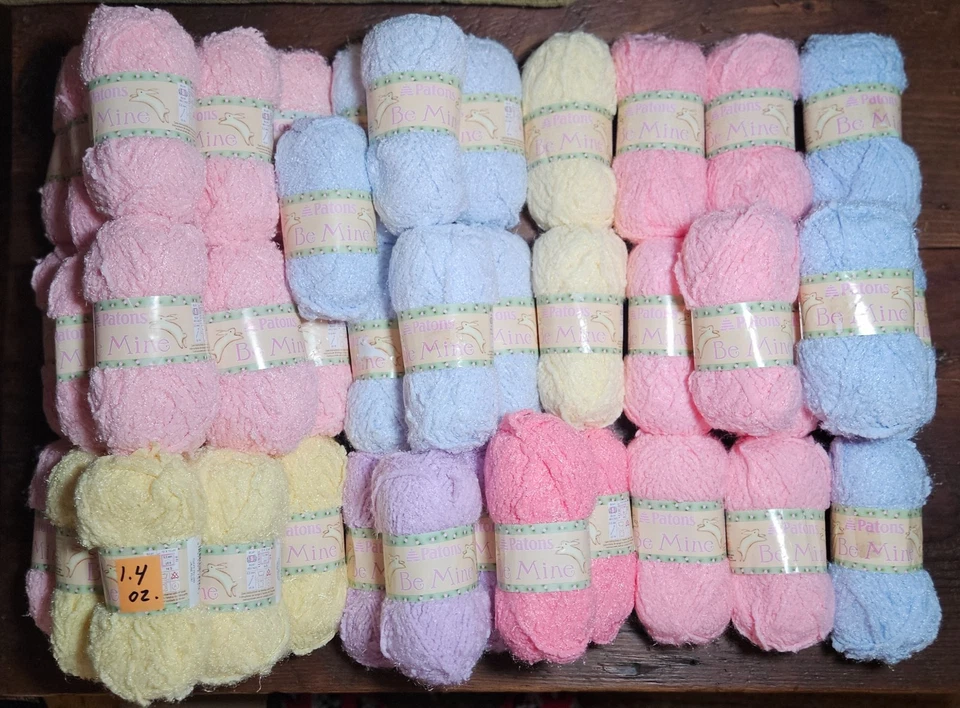 Patons BE MINE & PIXIE Yarn🧶7-COLORS🧶1.75 oz. Skeins🧶SOLD PER SKEIN - Image 1 of 1