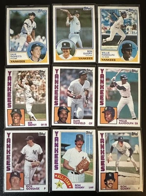 Lote de 25 cartas de todos los tiempos de los grandes Yankees - años 70 y 80 incluyendo Reggie & Munson Foto 1 de 4