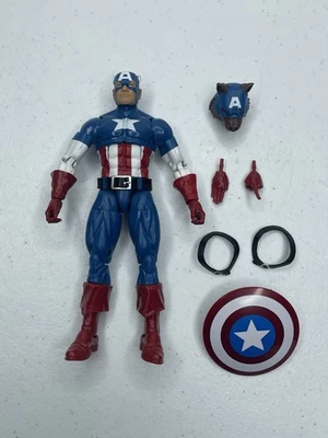 Marvel Legends Captain America Cap Wolf Onslaught BAF Wave Complete Hasbro - Image 1 of 4
