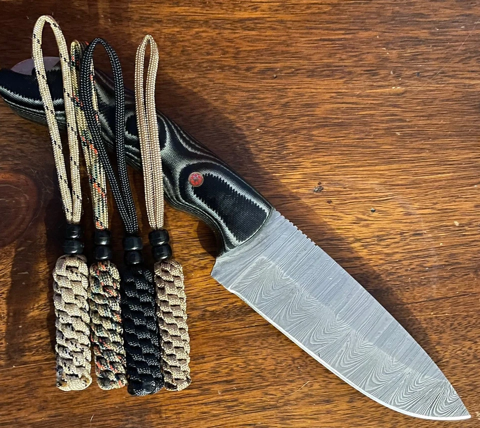 (4) Paracord Knife Lanyards-Fits- Tactical , Combat, Survival Knives-Combo - Image 1 of 1