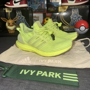 Ivy Park Beyoncé Adida Ultra Boost (Talla 5) Amarillo Neón - Imagen 1 de 12