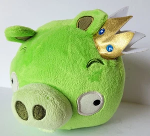 Angry Birds King Pig Plush - 5” Commonwealth 2011 – No Sound Version  - Picture 1 of 5