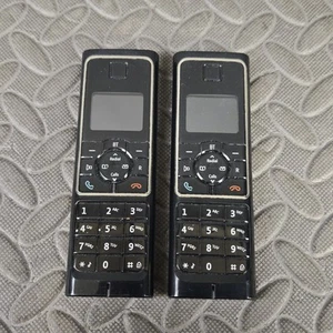 BT Verve 450 Twin Cordless Phone Handset Pair Black Untested No Battery - Afbeelding 1 van 10