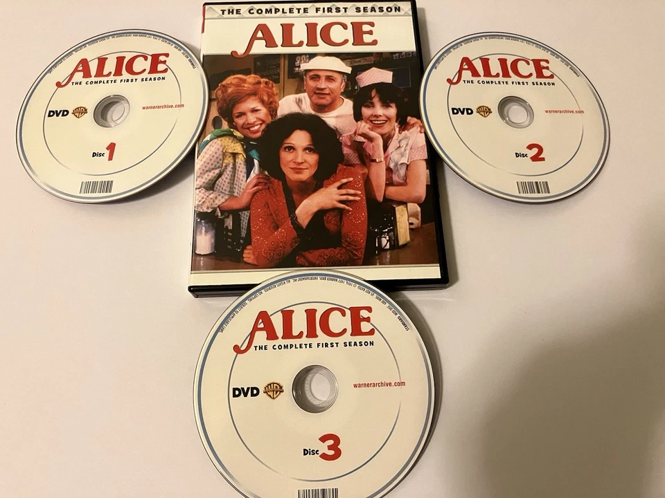 ALICE COMPLETE FIRST SEASON DVD 1976 WARNER ARCHIVE MOD LINDA LAVIN MELS DINER - Image 1 of 4