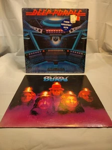 (2)LPs Deep Purple When We Rock, We Rock + Burn LP GD+ / VG Shrink - Picture 1 of 20