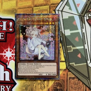 Yugioh Ash Blossom & Joyous Spring Alt Art RA04-EN025 1st Ed QCSR - Picture 1 of 2