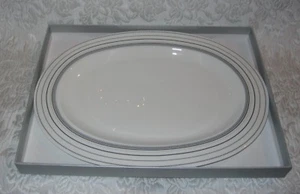 Neu im Karton ~ Spode Kara 14,75" Ovale Servierplatte - Bild 1 von 8