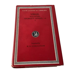 Virgil Eclogues Georgics Aeneid 1-6 Loeb Classical Library HC DJ VG - Picture 1 of 12