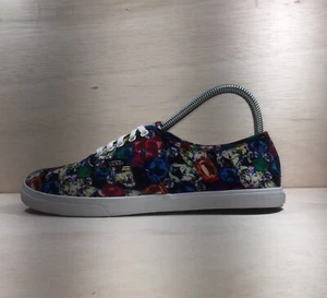 Vans Floral Rose Pattern Lace Up Sneakers Women’s US 7.5 Men US 6 TB4R Shoes 433 - Picture 1 of 10