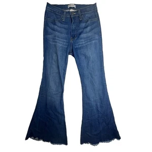 Judy Blue Flare Jeans, Size 5/27 Women, Bells, Raw Hem, Excellent Condition! - Picture 1 of 16