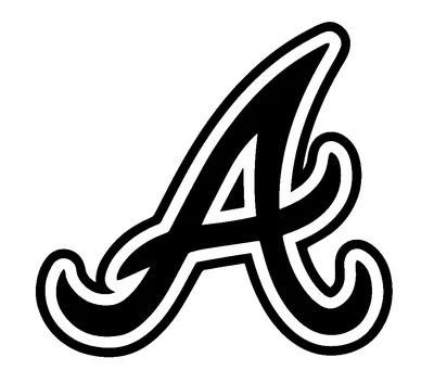 Decal Vinyl Truck Car Sticker - MLB Baseball Atlanta Braves - Image 1 of 2