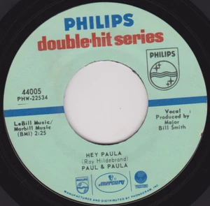 Paul & Paula – Hey Paula / Something Old, Something New 7" US vinyl single VG/- - Imagen 1 de 5