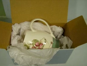 1997 WEDGWOOD SARAH'S GARDEN QUEEN'S WARE BROCCA VERDE PRUNUS DOMESTICA INGHILTERRA - Foto 1 di 11
