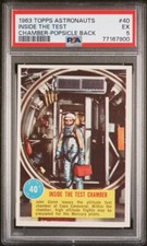 1963 Topps Astronauts #40 Inside Test Chamber NASA Glenn PSA 5 Low POP 🚀 