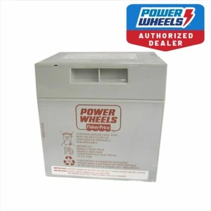 Power Wheels T4871 Fisher Price Barbie Jammin Jeep 12 voltios gris batería genuina - Imagen 1 de 6