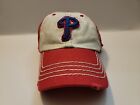 Philadelphia Phillies Mlb 1947 Brand Fitted Destress Hat/Cap - Red/White - Small
