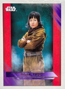 2017 TOPPS STAR WARS THE LAST JEDI ORANGE PARALLEL #17 ROSE TICO