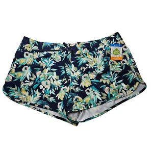 Pantalones Cortos Columbia Nuevos con Etiquetas Bogata Bay Omni-Shield Elastizados Para Mujer XXL Azul Estampado Floral - Imagen 1 de 10