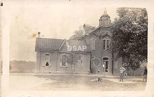 B95/ Fair Haven? Connecticut New Haven RPPC Real Photo Postcard c1910 School - Picture 1 of 2