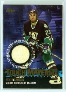  2003-04 Topps Tough Materials #KS Kevin Sawyer JERSEY - Anaheim Ducks