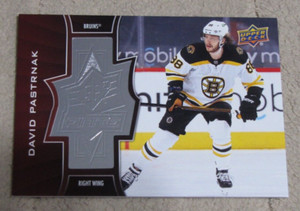 2020-21 Upper Deck SPx Finite #SF3 David Pastrnak /2999