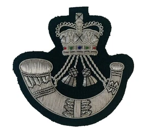 Rifles Regiment Regimental wire embroidered blazer badge - RIFLES Cap badge - Picture 1 of 1