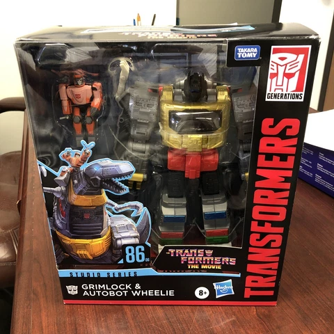 Hasbro Transformers studio series 86-06 Grimlock and Autobot Wheelie New Sealed! Cover