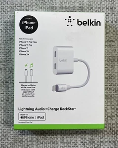 Belkin Lightning Audio + Charge Rockstar New With Tags In Box MFI-Certified - Photo 1 sur 2