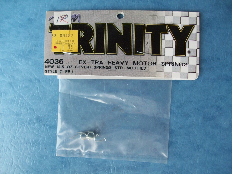 TRINITY 4036 BRUSHED MOTOR SPRINGS EXTRA HEAVY SILVER 14.5 OZ TRK4036 NIP - Image 1 of 1