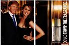 Donald Trump The Fragrance For Men Dec, 2004 Full 2 Page Print Ad