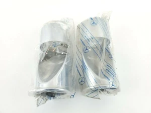 NOS Pair 2x Genuine Mercedes Benz Chrome Exhaust Tips W114 W115 W116 1154920914 - Picture 1 of 3
