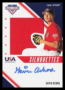 Camiseta deportiva 2020 USA Stars & Stripes Gavin Ochoa Silhouettes Prospect GU automática 126/199 - Imagen 1 de 2