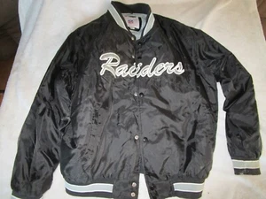 NWOT Mens Vintage 90s Raiders NFL Licensed Jacket Size XL - Picture 1 of 6