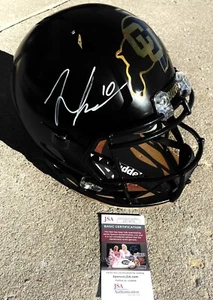 JULIAN JUJU LEWIS Colorado Buffaloes SIGNED Full Size Helmet JSA COA - Picture 1 of 5